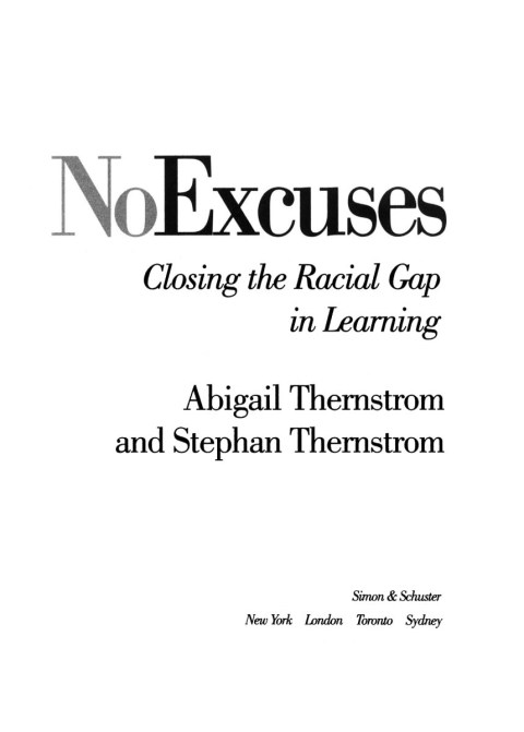 Cover image for book No Excuses