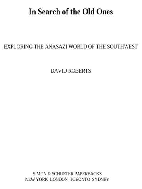 Cover image for book In Search of the Old Ones