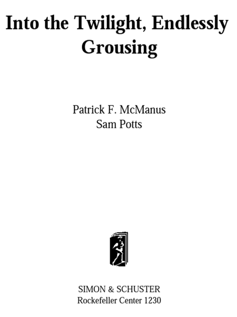 Cover image for book Into the Twilight, Endlessly Grousing