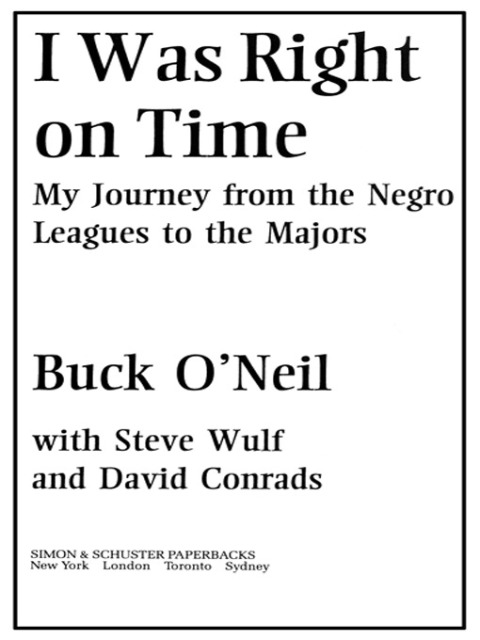 Cover image for book I Was Right On Time