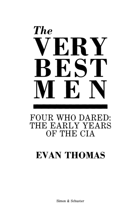 Cover image for book The Very Best Men