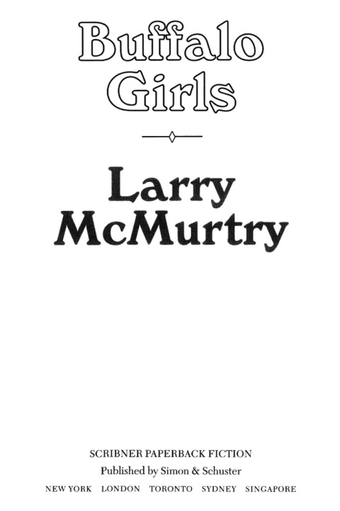 Cover image for book Buffalo Girls