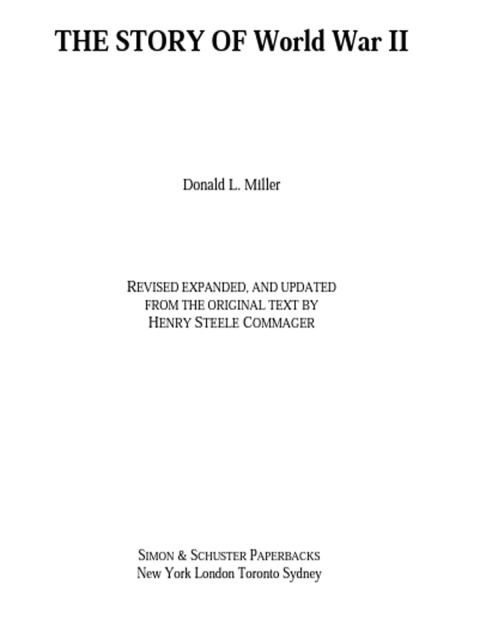 Cover image for book The Story of World War II