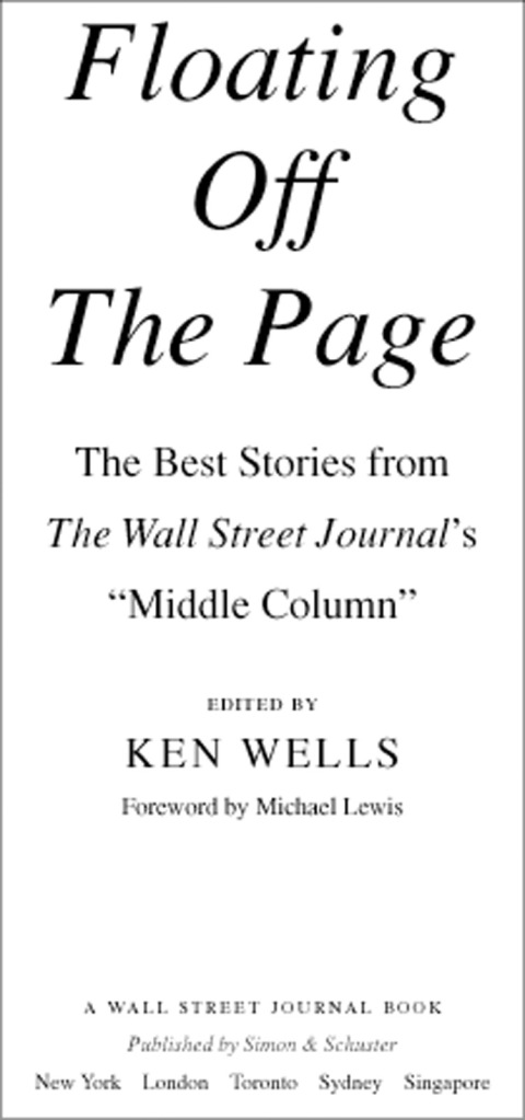 Cover image for book Floating Off the Page