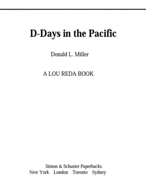 Cover image for book D-Days in the Pacific