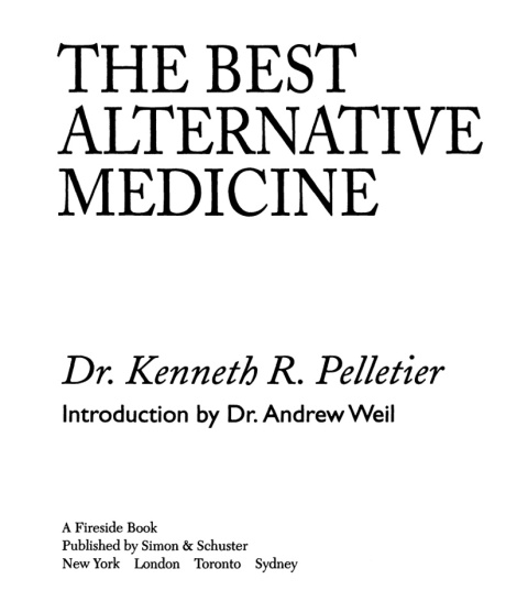 Cover image for book The Best Alternative Medicine