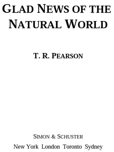 Cover image for book Glad News of the Natural World