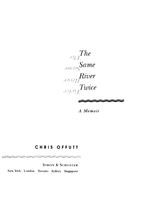 Cover image for book The Same River Twice