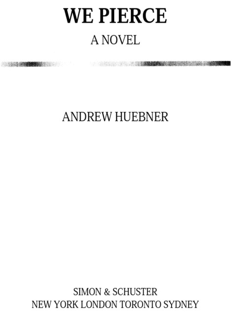 Cover image for book We Pierce