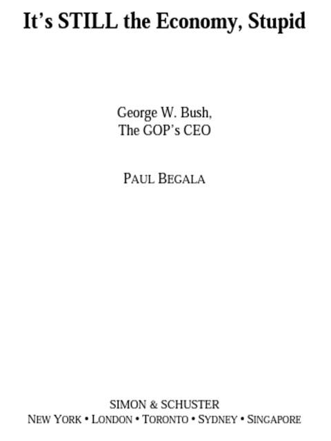 Cover image for book It's Still the Economy, Stupid