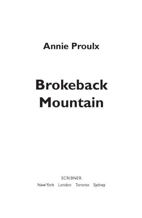 Cover image for book Brokeback Mountain