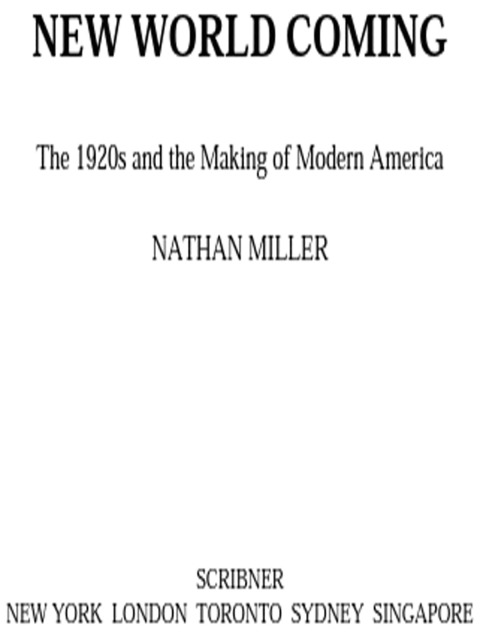 Cover image for book New World Coming
