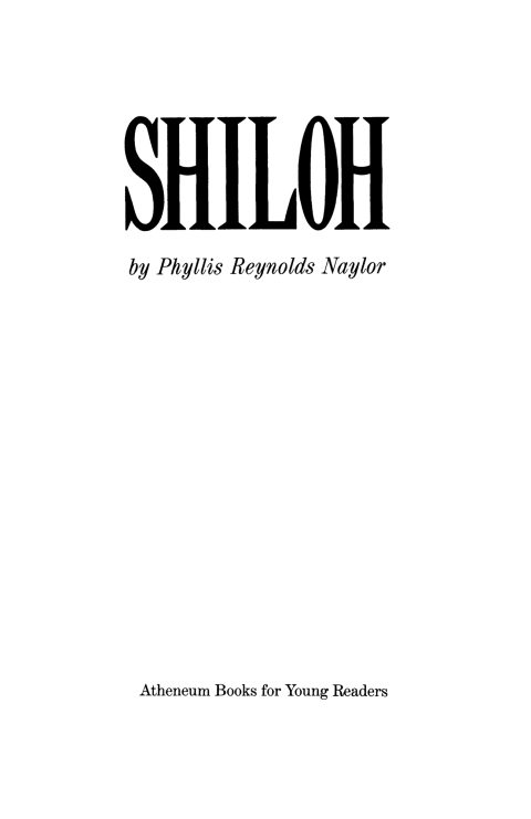 Cover image for book Shiloh