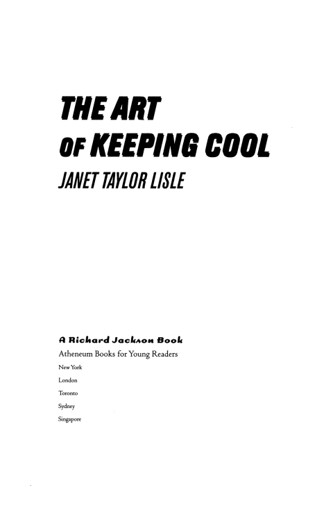 Cover image for book The Art of Keeping Cool