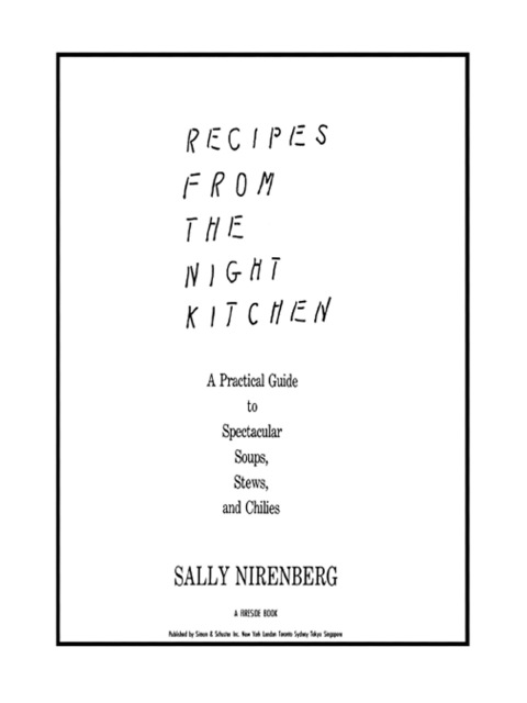 Cover image for book Recipes from the Night Kitchen