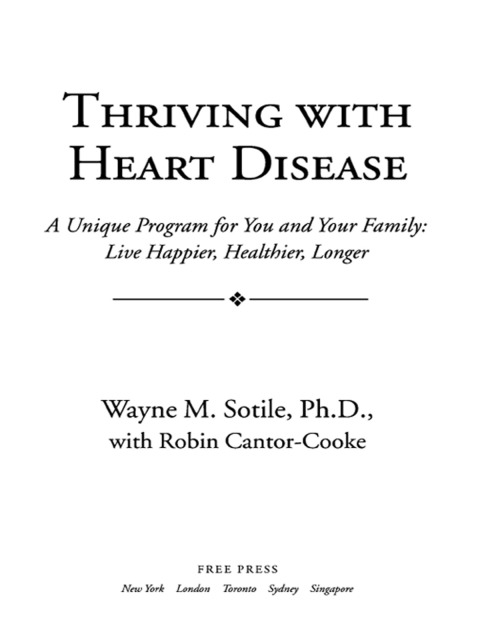 Cover image for book Thriving With Heart Disease