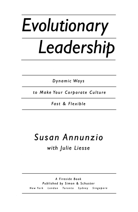 Cover image for book Evolutionary Leadership