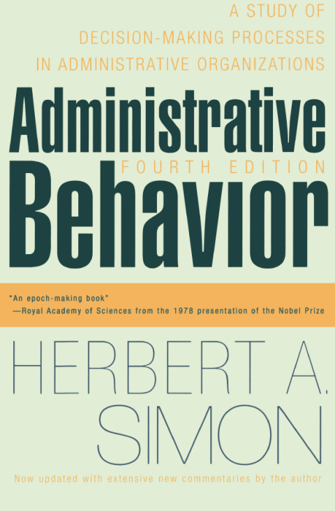 Cover image for book Administrative Behavior