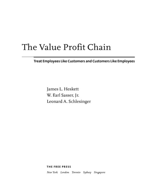 Cover image for book The Value Profit Chain
