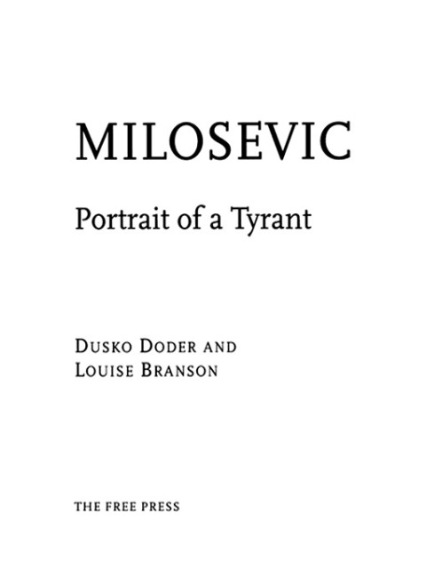 Cover image for book Milosevic