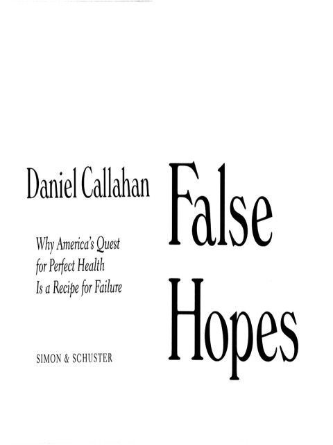 Cover image for book False Hopes