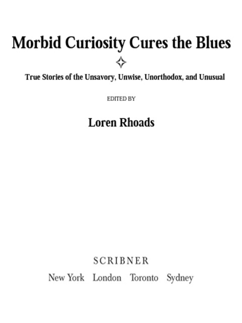 Cover image for book Morbid Curiosity Cures the Blues