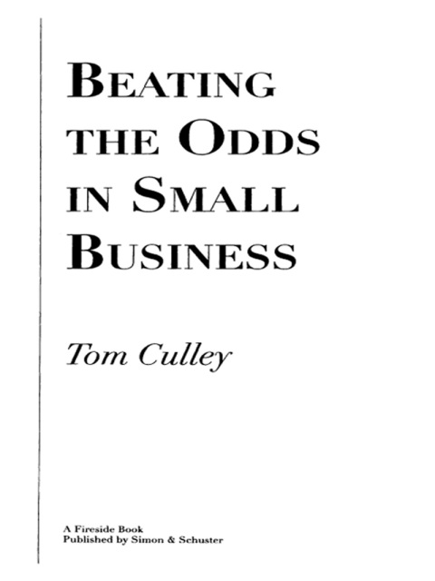 Cover image for book Beating the Odds in Small Business