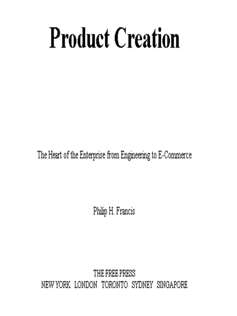Cover image for book Product Creation