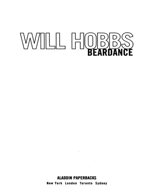 Cover image for book Beardance