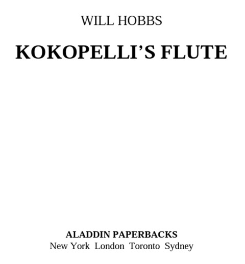 Cover image for book Kokopelli's Flute