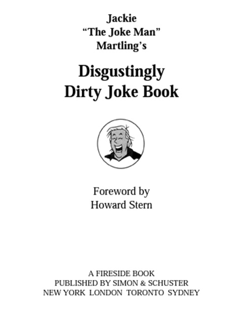 Cover image for book Jackie "The Joke Man" Martling's Disgustingly Dirty Joke Book