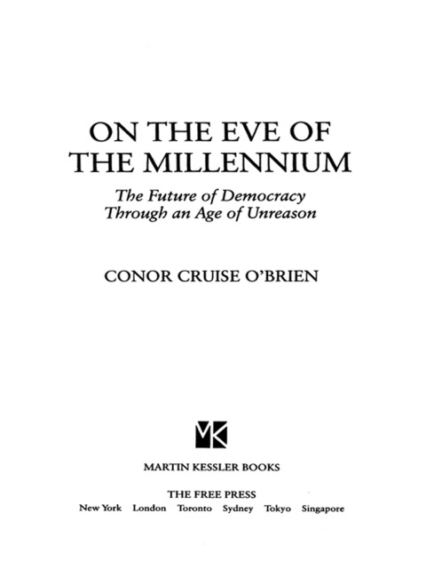 Cover image for book On the Eve of the Millenium