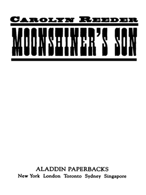 Cover image for book Moonshiner's Son
