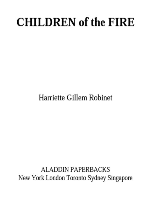 Cover image for book Children of the Fire