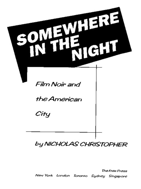 Cover image for book Somewhere in the Night
