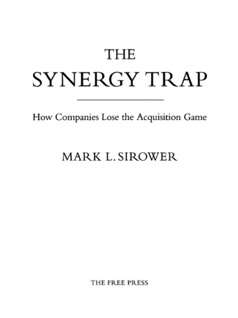 Cover image for book The Synergy Trap