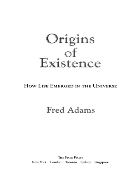 Cover image for book Origins of Existence