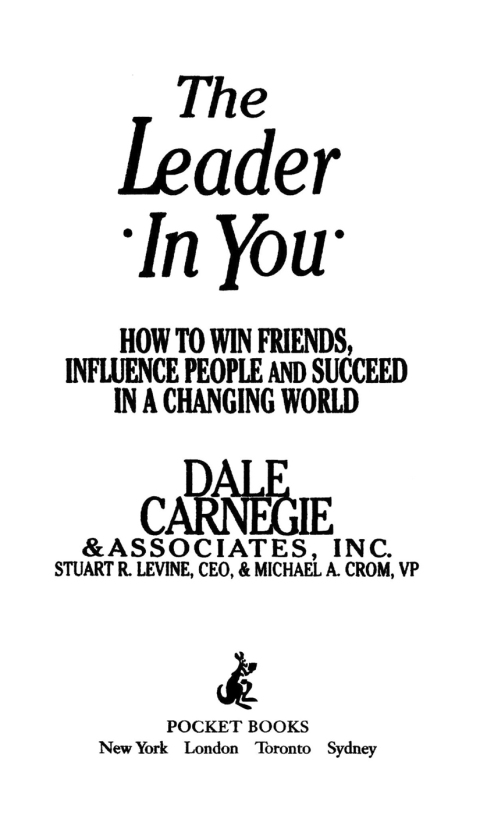 Cover image for book The Leader In You