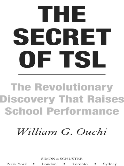Cover image for book The Secret of TSL