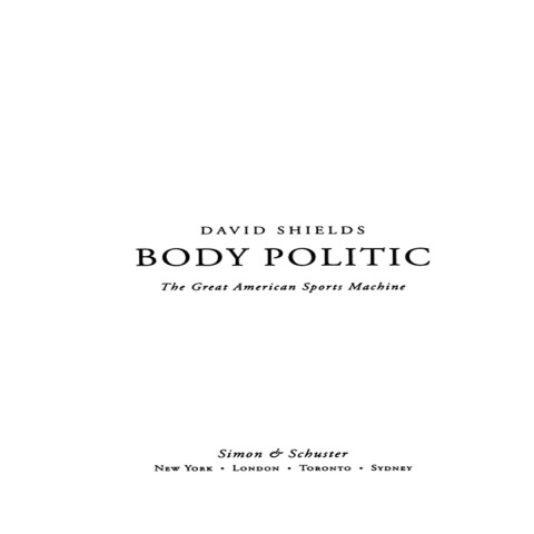 Cover image for book Body Politic