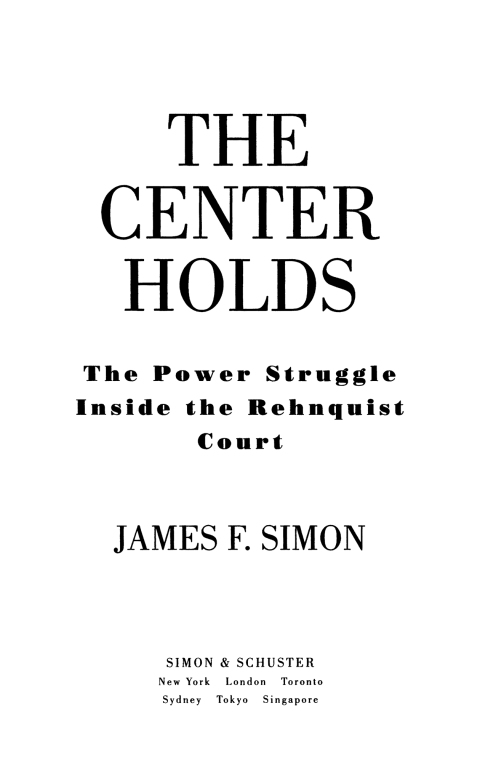 Cover image for book The Center Holds