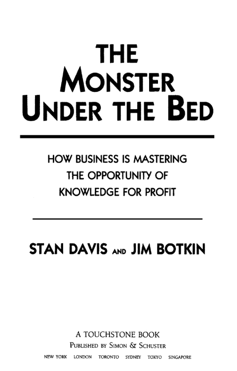 Cover image for book Monster Under The Bed