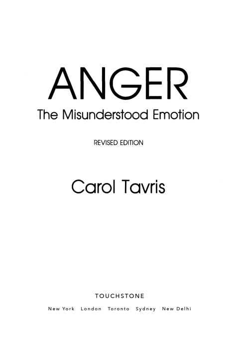 Cover image for book Anger