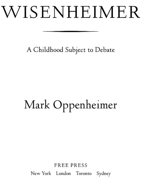 Cover image for book Wisenheimer