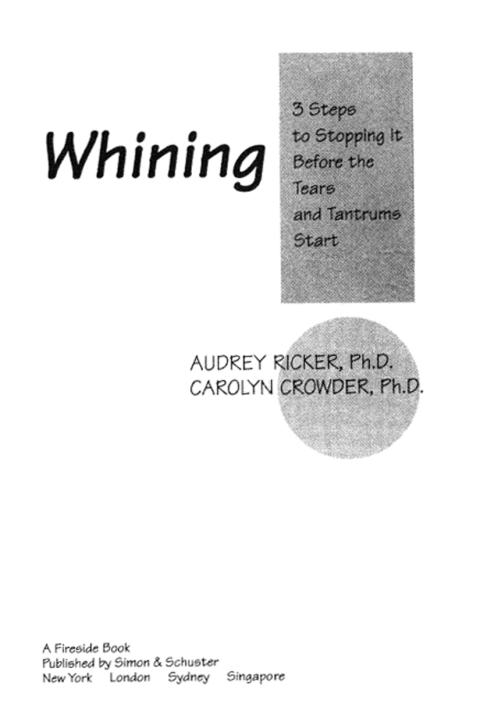 Cover image for book Whining