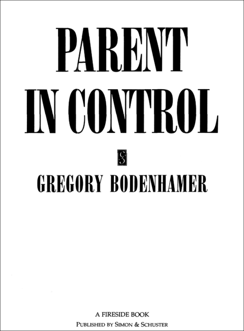 Cover image for book Parent In Control