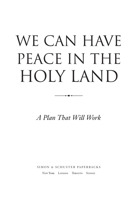 Cover image for book We Can Have Peace in the Holy Land