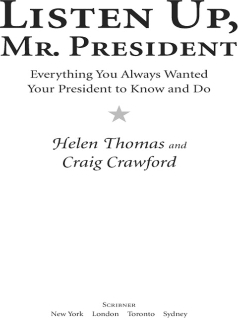 Cover image for book Listen Up, Mr. President