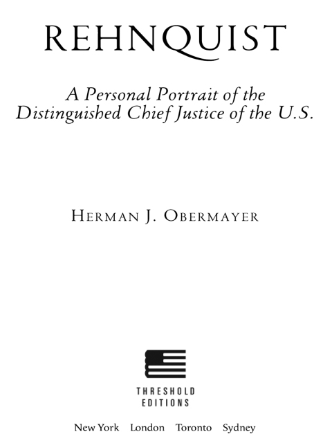 Cover image for book Rehnquist