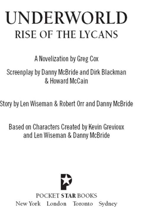 Cover image for book Underworld: Rise of the Lycans
